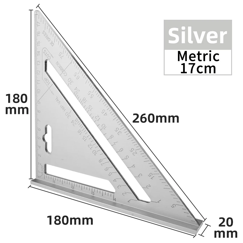 Triangle Ruler Square Folding Aluminium Frame Construction Tools