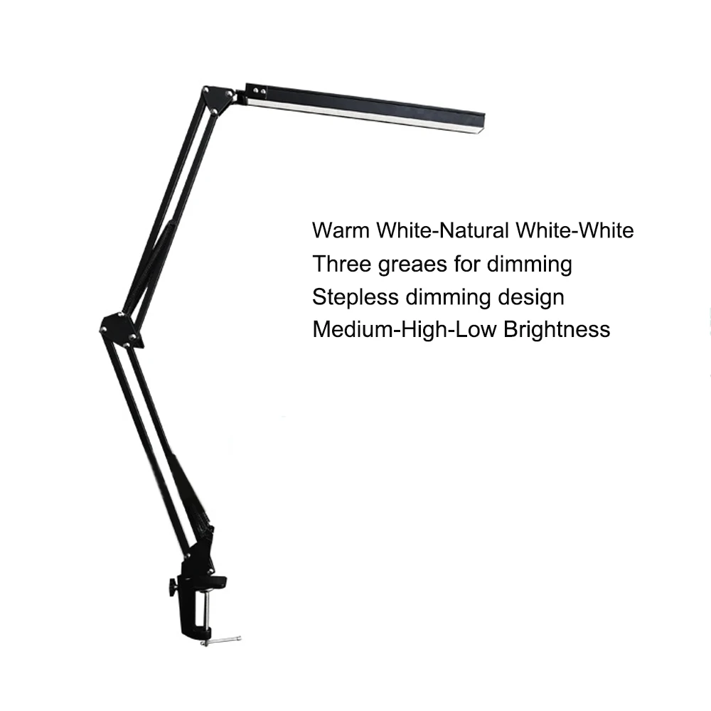 Youkoyi a16s metal led 2024 swing arm desk lamp