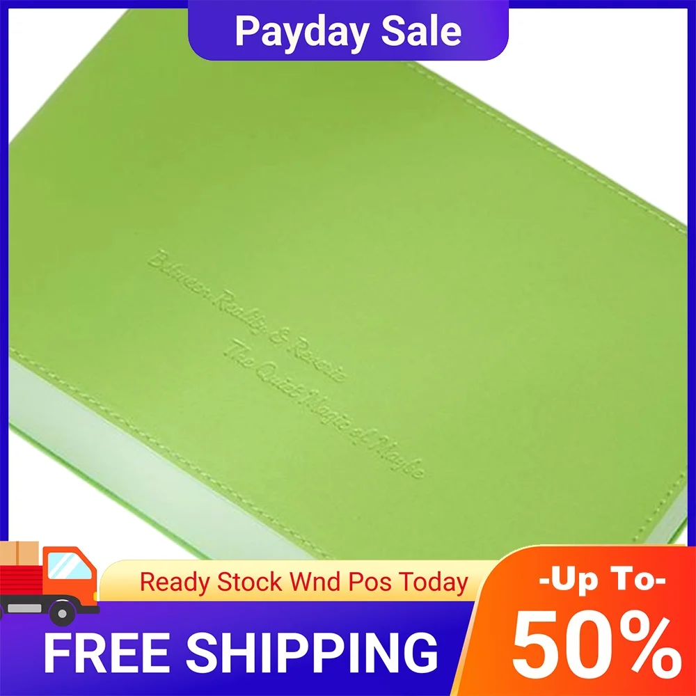Deluxe Hardcover Journal with PU Leather Cover - 720 Page Solid Color Notebook for Writing and Organization
