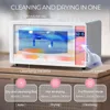 UV Light Nail Tool Cleaning Machine - Dry Heat Cabinet UV Light Cleaner,Manicure Tool Cleaner Cabinet,Barber Salon Tools，White 2