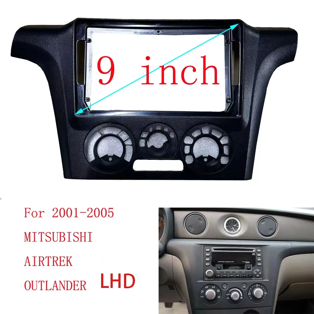 Autoradio Einbaurahmen Für Mitsubishi Airtrek & Outlander 2001-2005 RHD