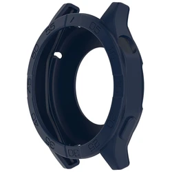 Silicone Protective Case Cover for Smartwatches - Soft Bumper Watch Accessory (Ink Blue)