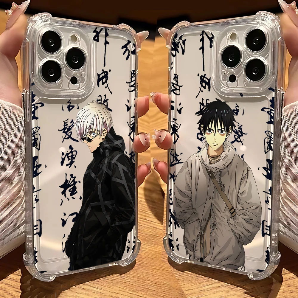 Sleek Black Gojo Fashion Jujutsu Kaisen Phone Case