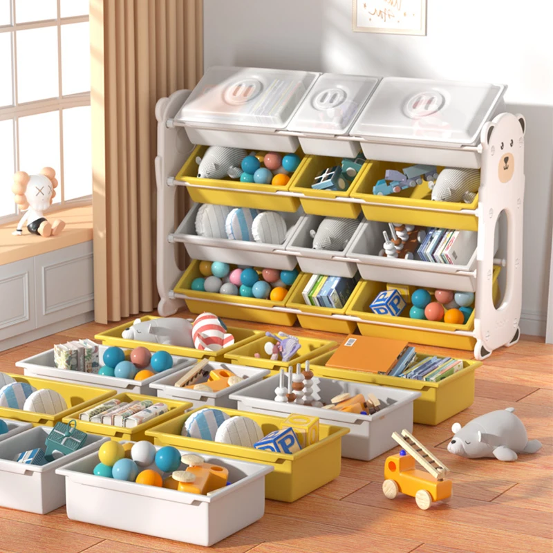 Children's Toy Storage Rack Household Large Capacity Books Toys Big ...