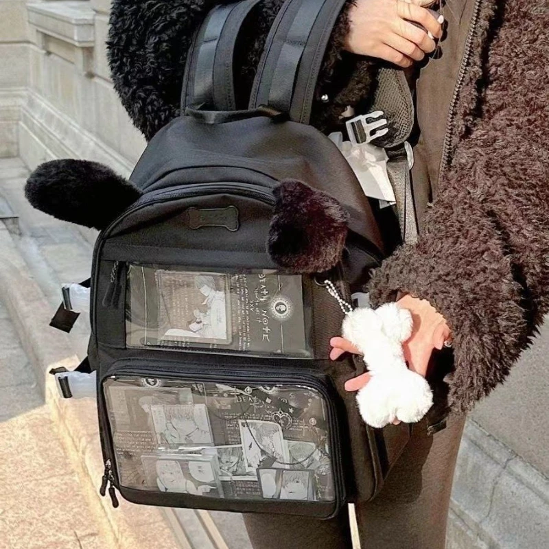 Fashion Sweet Y2k Aesthetic Kawaii Backpacks Casual Women All Match Ins Rucksack Streetwear Trendy All Match Students Schoolbags 3