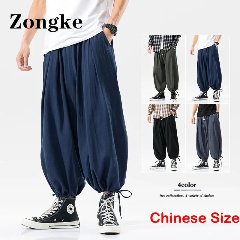 

Ankle-Length Casual Wide Leg Pants Men Trousers Street Wear New In Pants For Mens Clothes Size 5XL 2023 Spring Arrivals