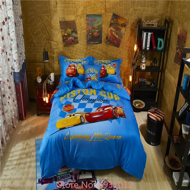 

2023 Disney Mc Queen Car Minnie Mouse Baby Bedding Set Duvet Cover Pillowcases for Girls Boys Kids Birthday Gift