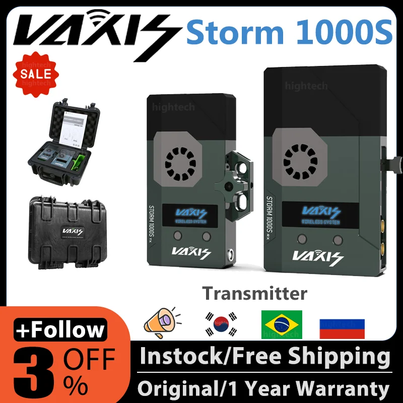 Vaxis Storm 1000s Professional Video Transmitter Receiver Sdi 1080p