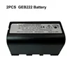 2PCS GEB222 Battery For SWISS Total Station GPS System ATX1200 1230 Piper 100 200 Lases Survey Instruments Rechargeable Battery 1