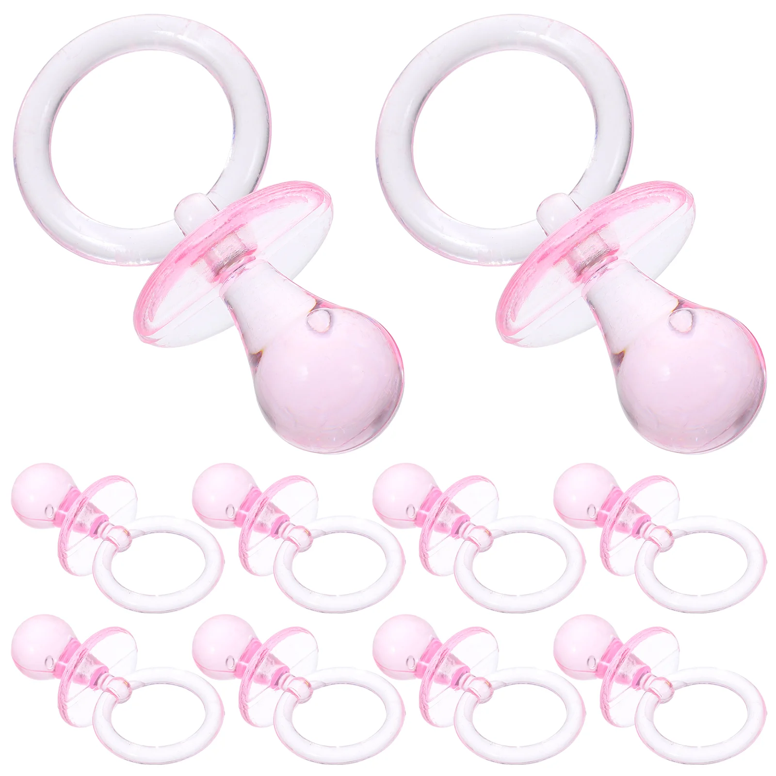 

12pcs Baby Pacifier Pendants Fake Baby Pacifiers Ornament DIY Toys Party Favors