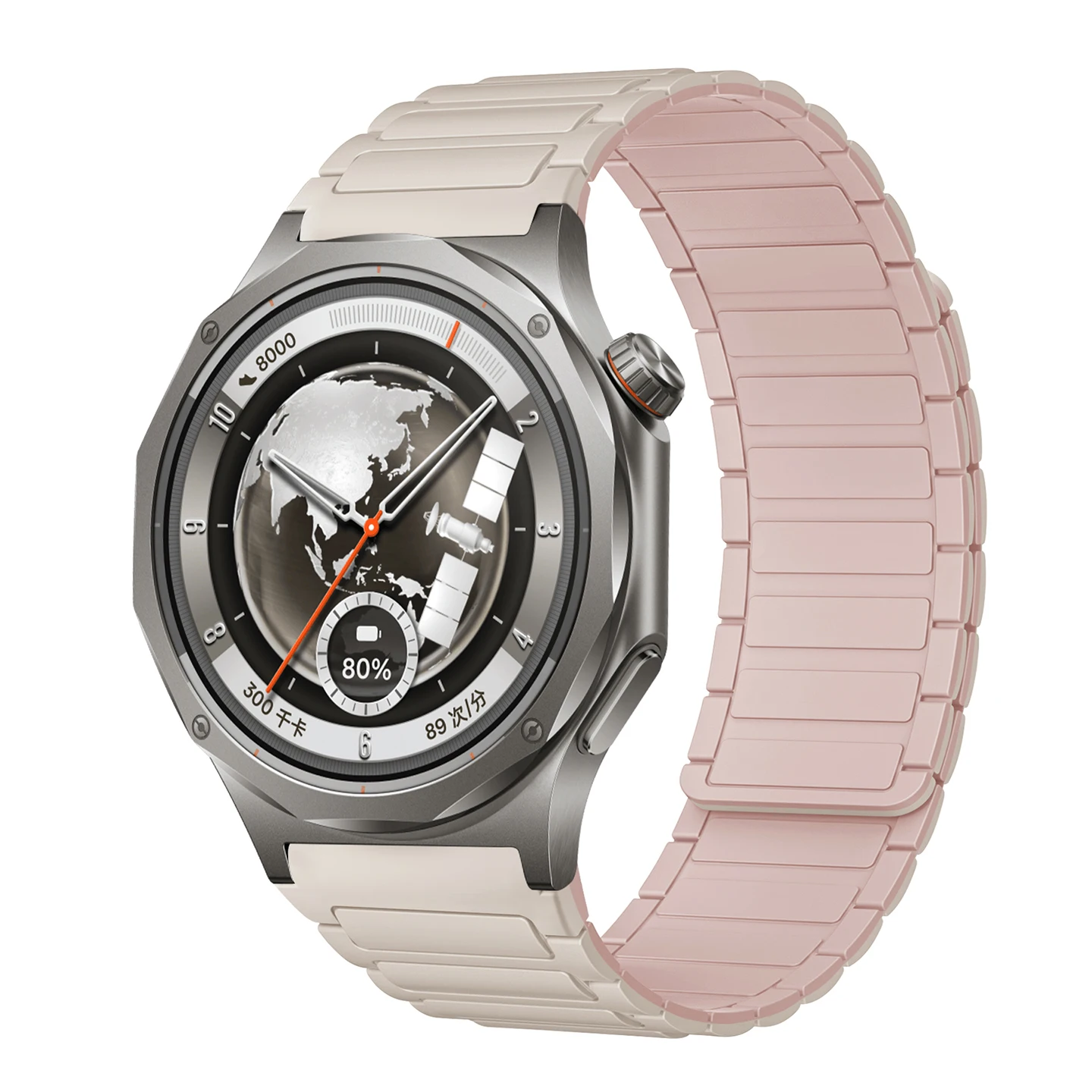 Magnetic Silicone Strap – 22mm Sport Band Bracelet