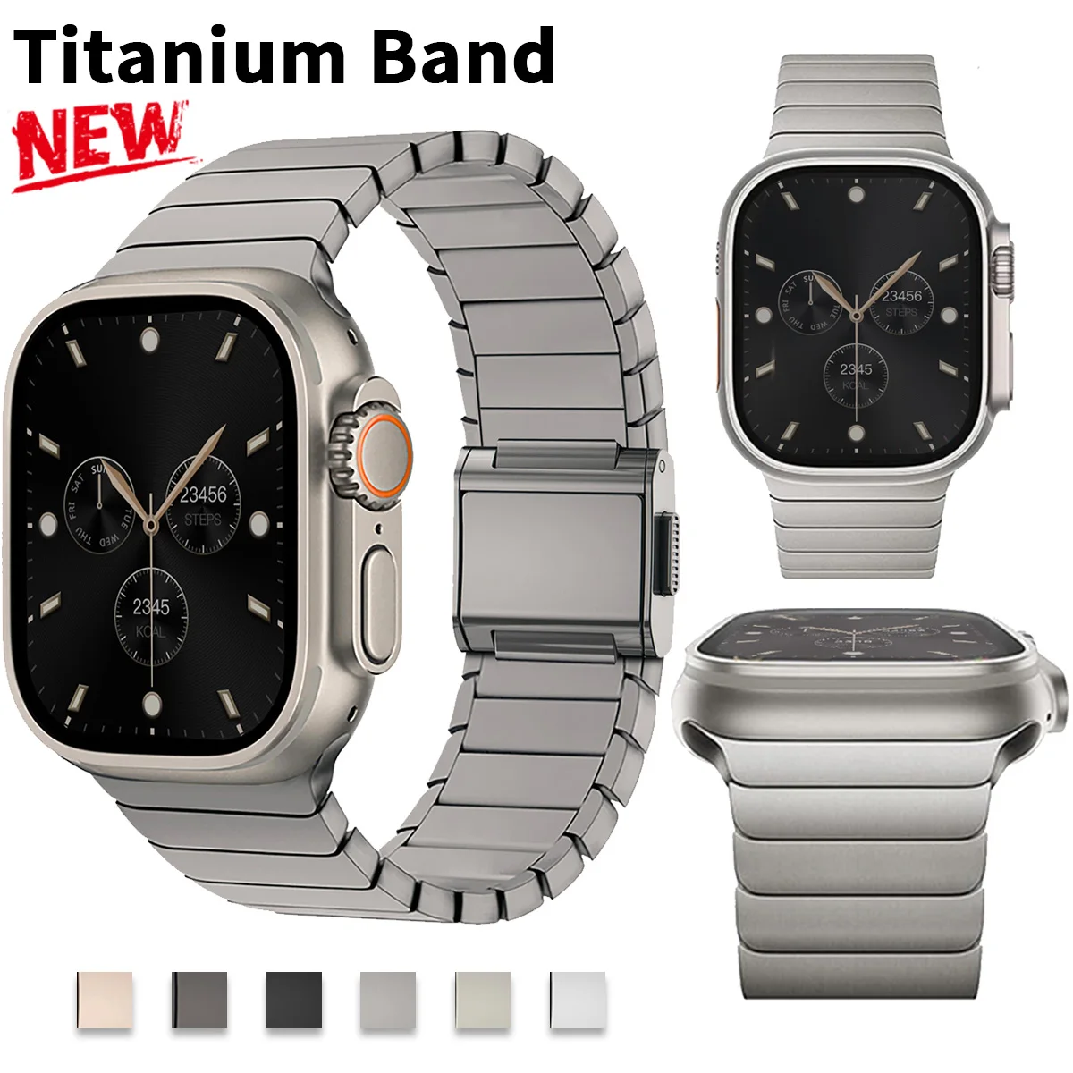 Men's Titanium Magnetic Buckle Bracelet