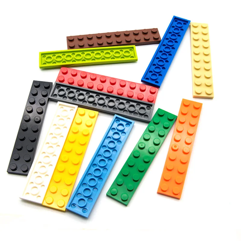 

DIY Building Blocks 2*10 Dots Thin Figures Bricks 2x10 Dots Educational Creative Size Compatible With 3832 Bricks Toys For Kids