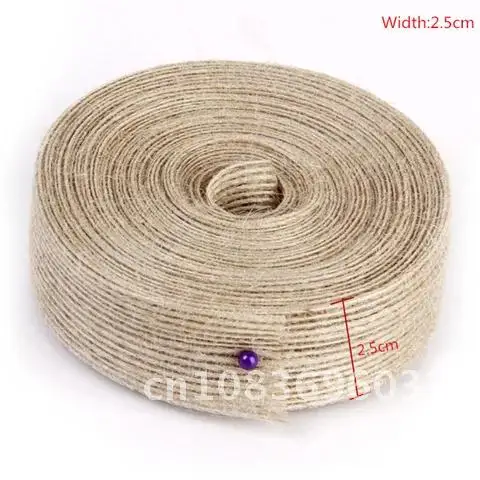 

Burlap Ribbon Hessian Fishing Line Pattern for Wedding Party Decoration, Natural, 2.5cm Widths AA7887