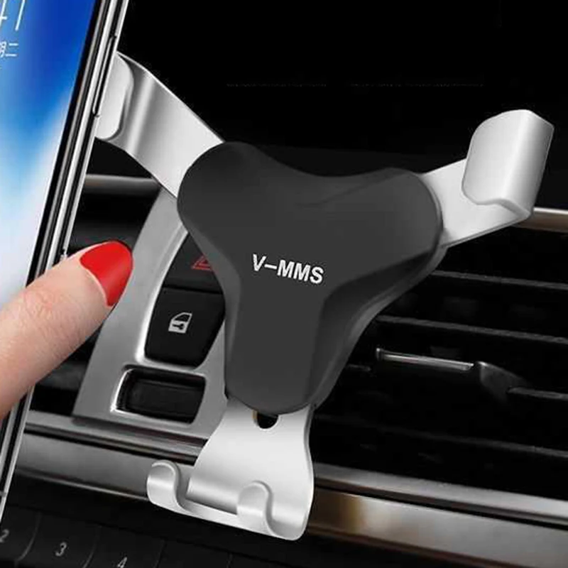 

Car Gravity Phone Holder in Car Air Vent Mount Clip Cell Holder No Magnetic GPS Mobile Phone Holders For iPhone Samsung Xiaomi