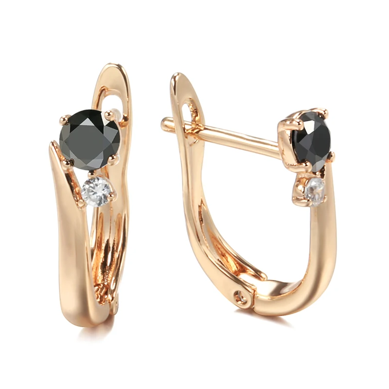 JULYDREAM Full Hollow Texture 585 Gold Color Drop Earrings