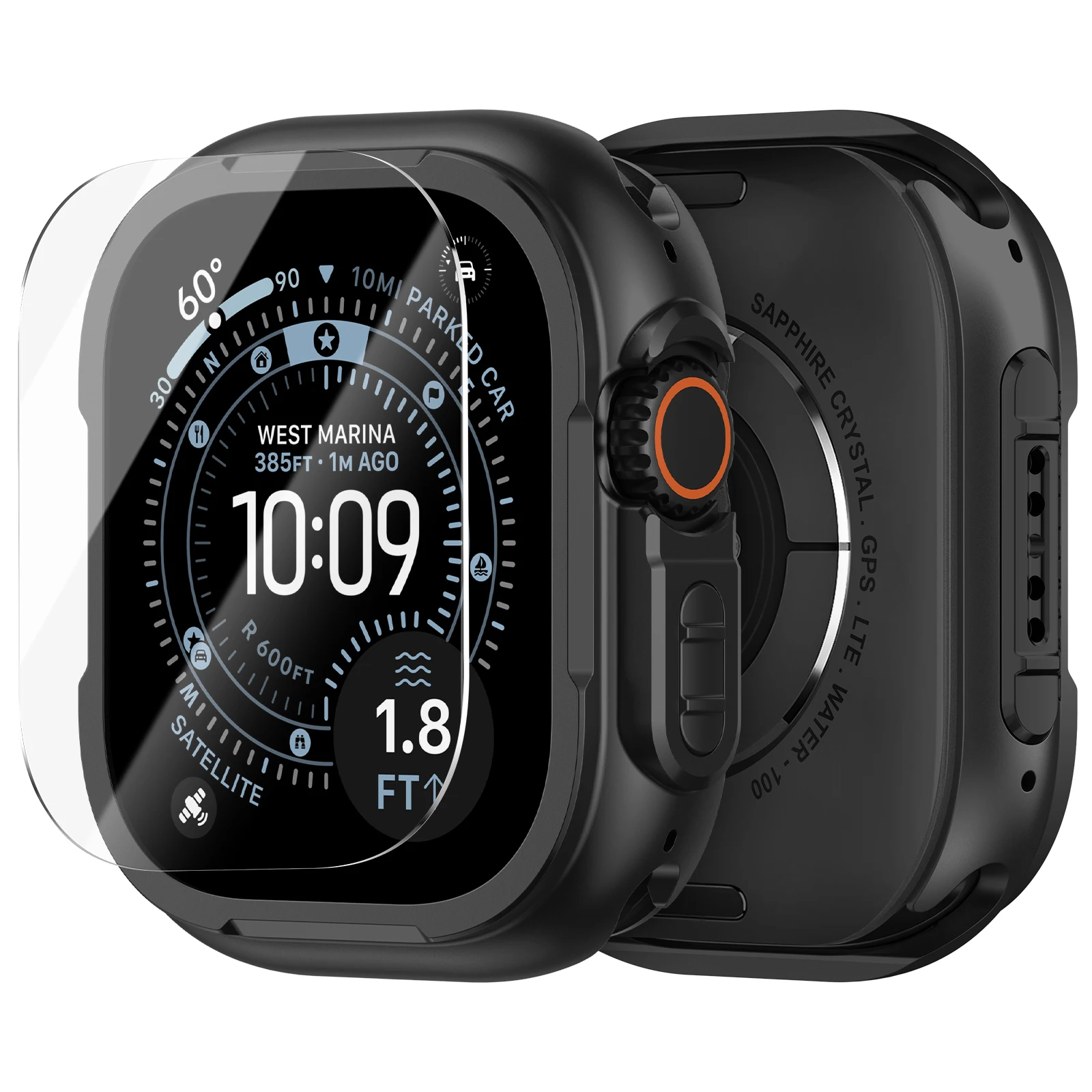 Premium Alloy Metal Cover for Smartwatch Protection