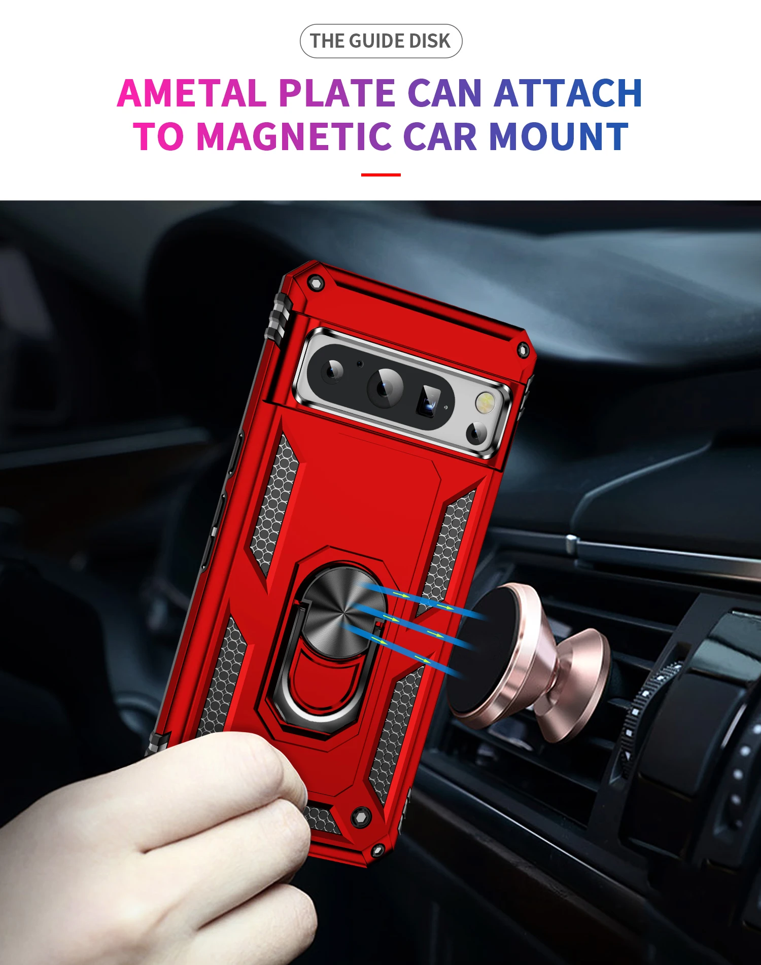 Rugged Drop-Proof Protective Case with Kickstand