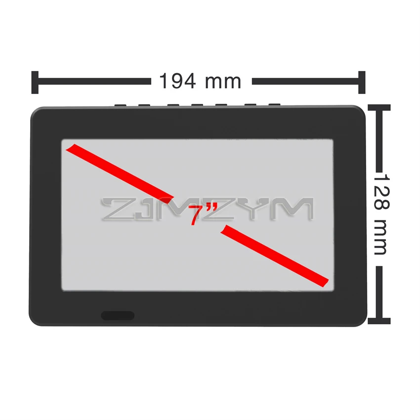 D7 Portable TV DVB-T2 ATSC ISDB-T tdt 7inch Digital Analog Mini Small Car TV Television Support USB TF MP4 H.265 AC3
