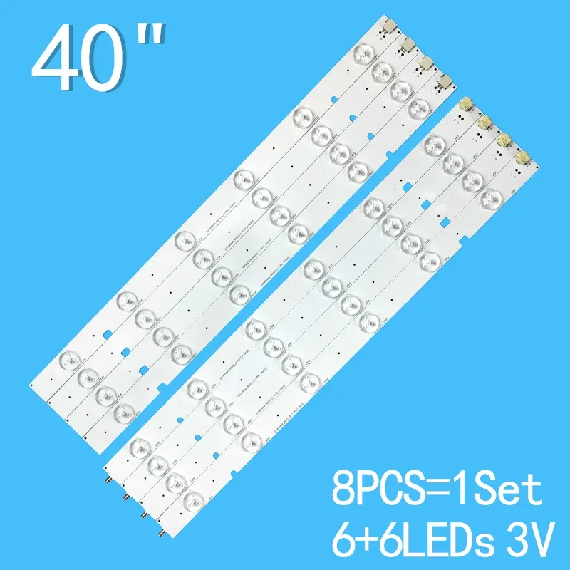 LED backlight strip For SVT400A94_ REV03_ R/L_ TYPE_ 140203 TL400FSB1-S 40L2400D 39L2333DG 39L4333D 39L2353D 39P2300VM led backlight strip for svt400a94 rev03