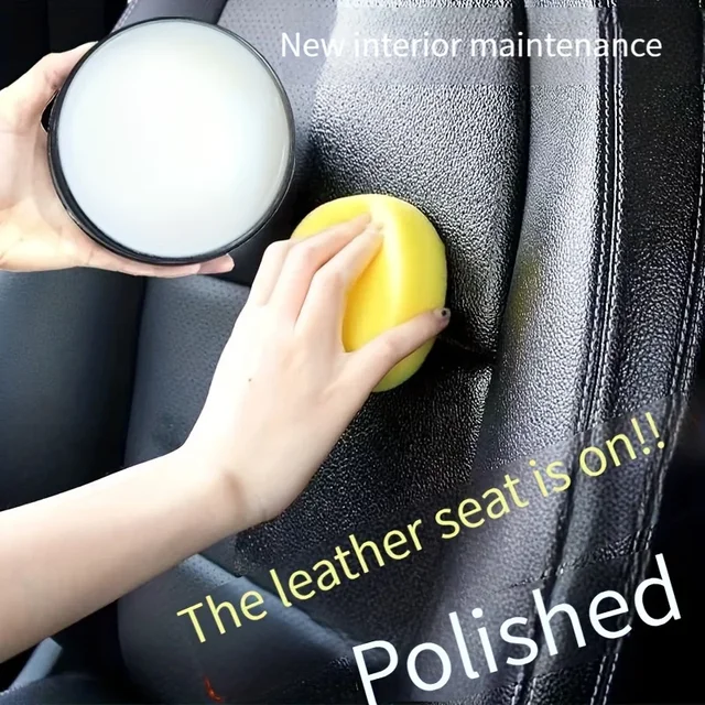 Multifunctional Leather Care Maintenance Oil Cleaning Cream for Car Interior Leather Seat Sofa Bag Shoes Jacket Care Polishing 2