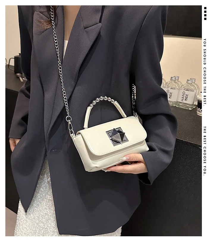 Stylish simple Versatile commuter shoulder bags niche ins design advanced sense handbag slung luxury bag woman сумка женская