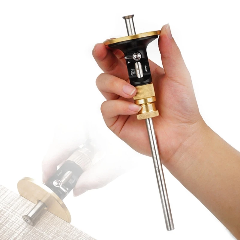 

Heavy-Duty European Marking Gauge with Micrometer-Level Accuracy - for Woodworking and Metalworking M89B