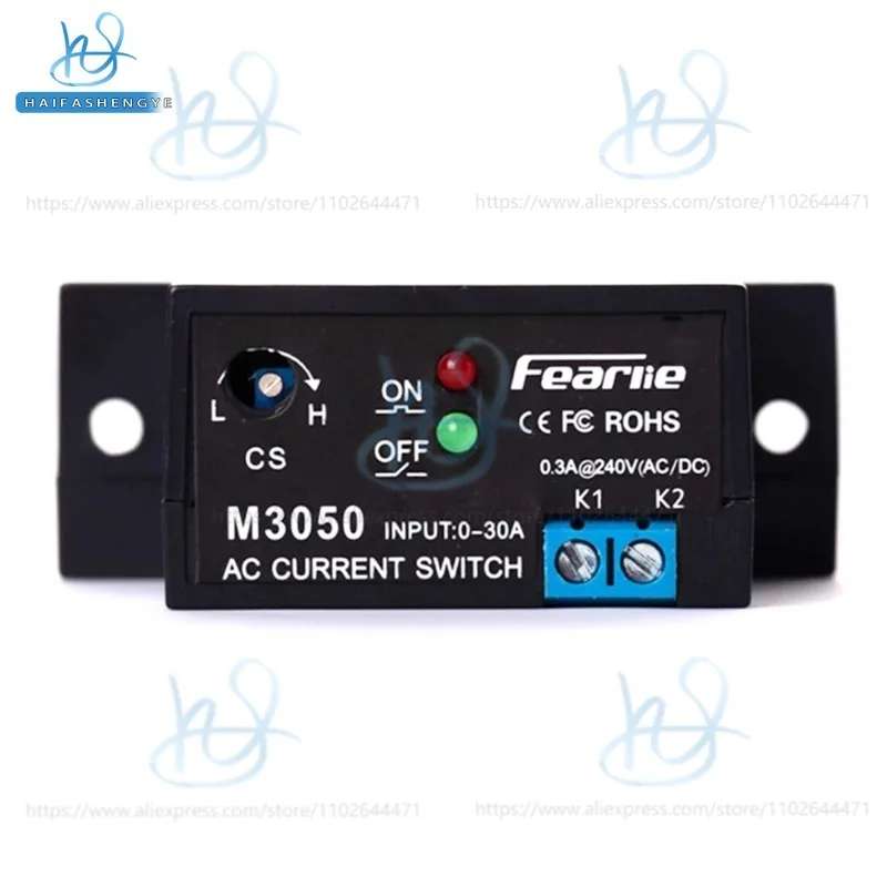 Current sensing monitoring mutual inductance module overload protection alarm linkage control switch sensor normally open M3050