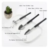 Ideal for gardeners, this mini stylish stainless steel gardening set includes essential planting and care tools for succulents a 2