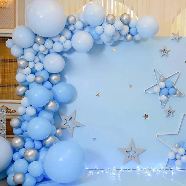 100 Palloncini Blu Metallizzato 12 Pollici - Per Feste, Matrimoni, Compleanni | Effetto Cromato Lucido - Foto 6