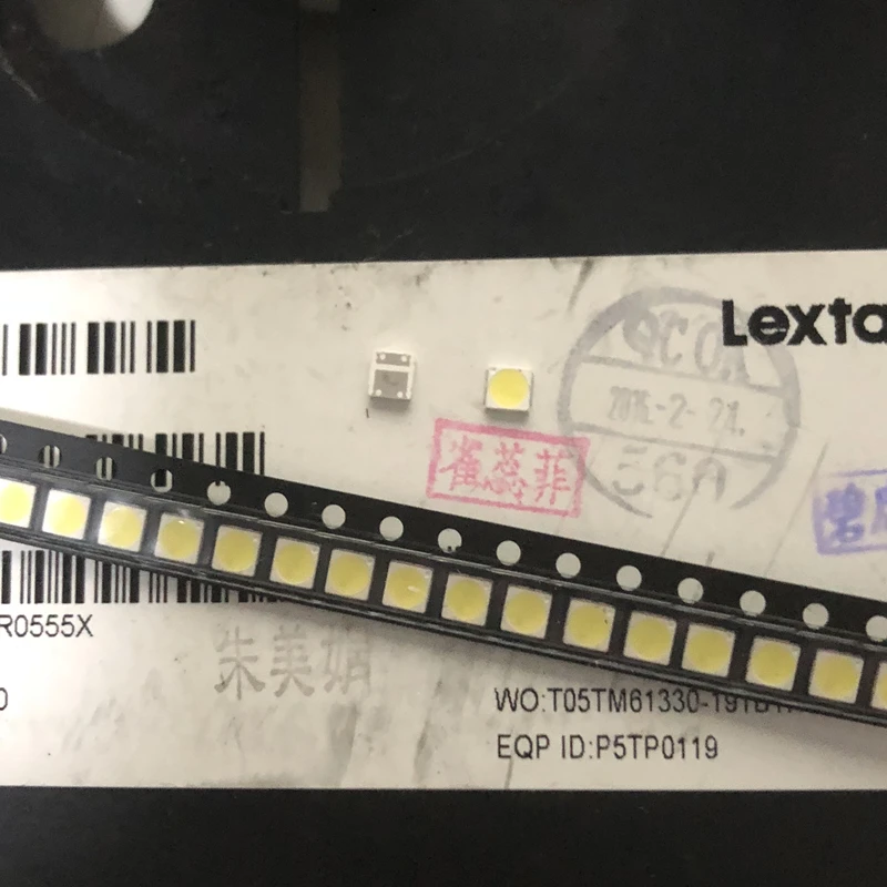 500pcs 원래 Lextar SMD LED 다이오드 3030 6V 2W 1.5W LCD 백라이트 응용 프로그램 수리를위한 차가운 흰색 높은 전력