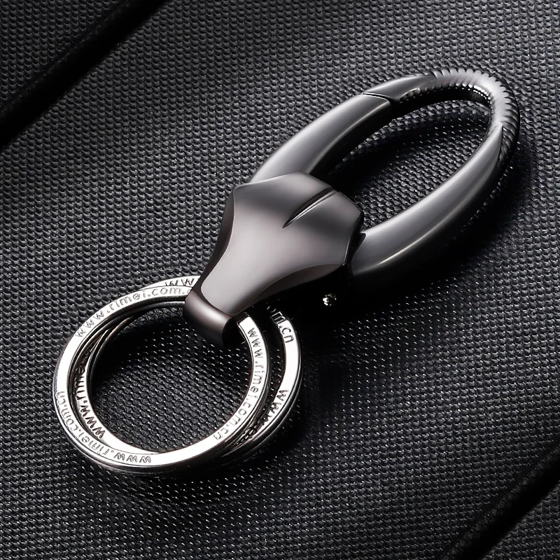 Keychain for Car Key Men's Pendant Stainless Steel Keyring Ring Chain ...