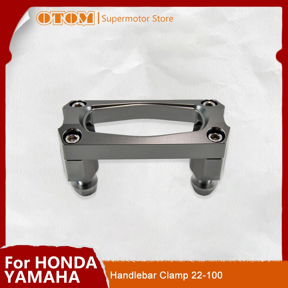 

OTOM Motorcycle 22mm Handlebar Clamp Support Kit Bar Riser Adapter 7/8" For HONDA CR125R CRF CRM XR230 YAMAHA YZF WRF DT125 TTR