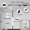 Smart LED Magnetic Track Light Dimmable 48V Pendant Spot Lamp Magnet Flexible Fixture Rail Modern Changeable Design System Type 4