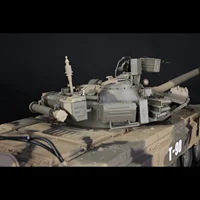 HENG LONG 1/16 7.0 Plastic Ver Russia T90 RTR RC 2.4Ghz Tank 3938 Model Toys Radio Cars Machine Gun BB Shoot TH17842 2