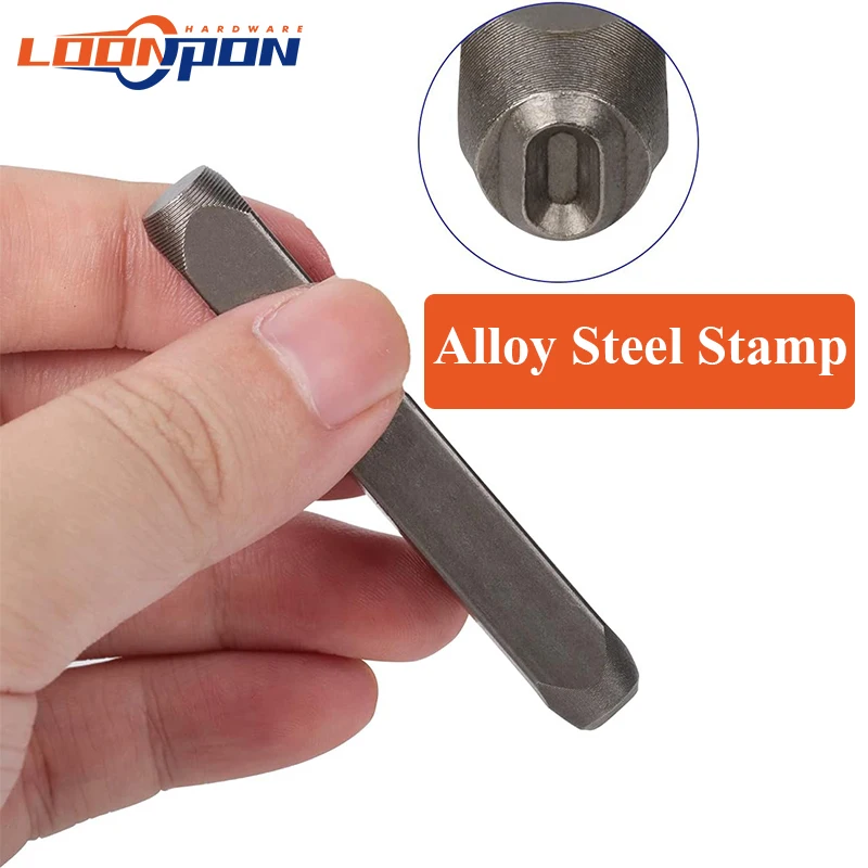 Loonpon Metal Stamping Kit Number Letter Stamps Set Alloy Steel Stamp DIY Punch Tools For Leather Metal Aluminum Mild Steel number letter stamp set alphabet number stamp set leather letter punch leather craft stamps