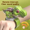 2PCS Dinosaur Walkie Talkie Watch-Style Wireless Interphone Children Education Toys for Kids Camping outdoor Interactive gift 4