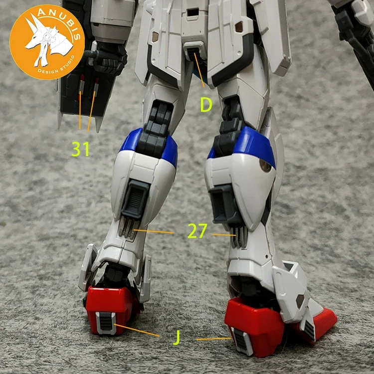 ANUBIS RG ZGMF-X56S 임펄스 모델 세부 업그레이드 액세서리, 조립 모델 빌딩 도구, 취미 DIY, GP015