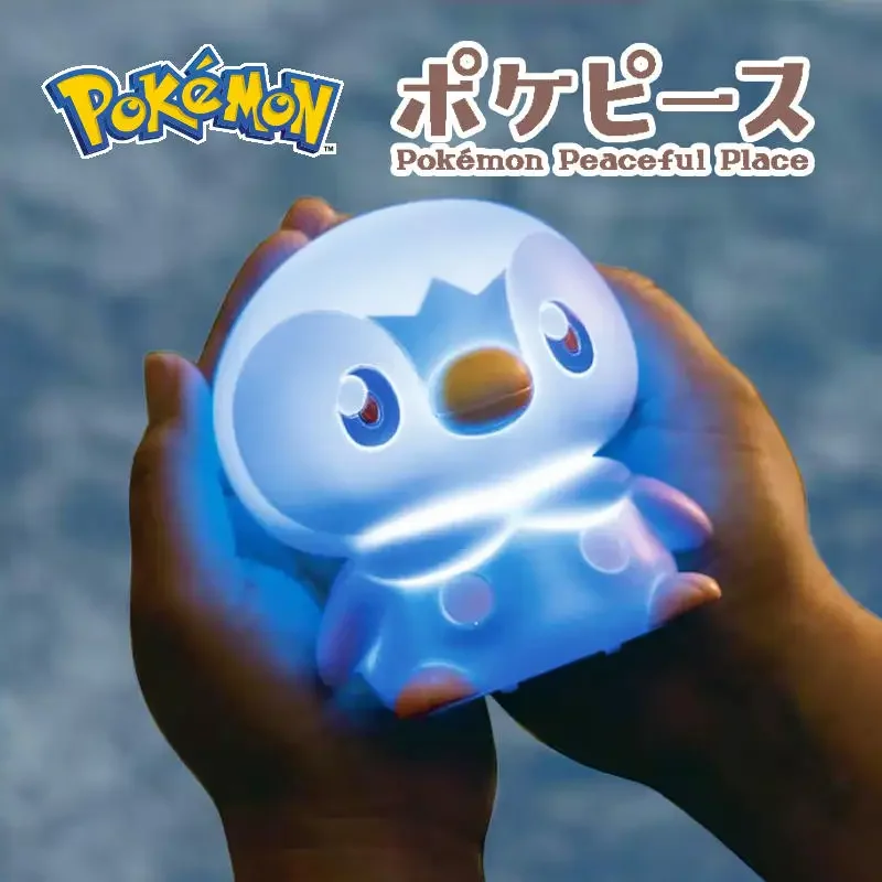 

Takara Tomy Pocket Pokemon PokePiece Puni Kyun Light Piplup Character Toy Pocket Monster Pokemon Hand model Doll