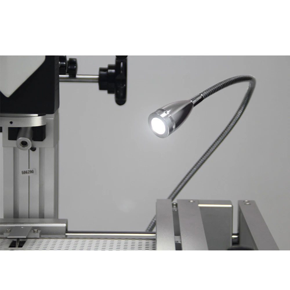 DH-5880 Hot Air BGA Rework Station Touch Screen 5500W 3 Heating Temperature Zones SMD PCB Chips Soldering Repairing Machine 220V 6