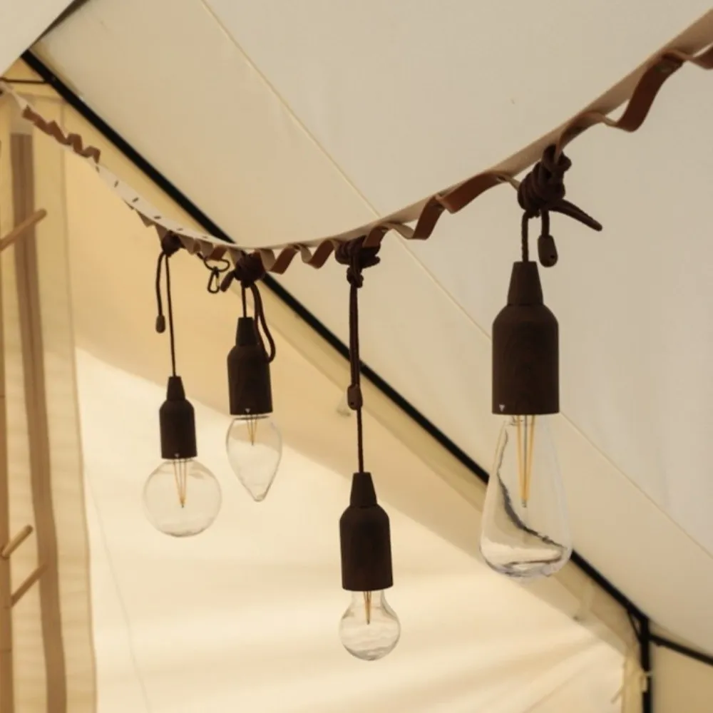 RetroSphereCampingTentLampLowPowerWaterproofPullCordLightExtremelyBrightWarmAtmosphereAtmosphereBulbHikingTrip
