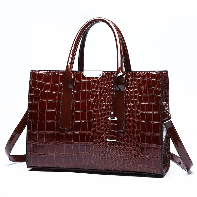 Sac De Voyage Imprimé Crocodile Jaune - Avec Sangle Chaîne - Jusqu'à 40L - Homme/Femme
