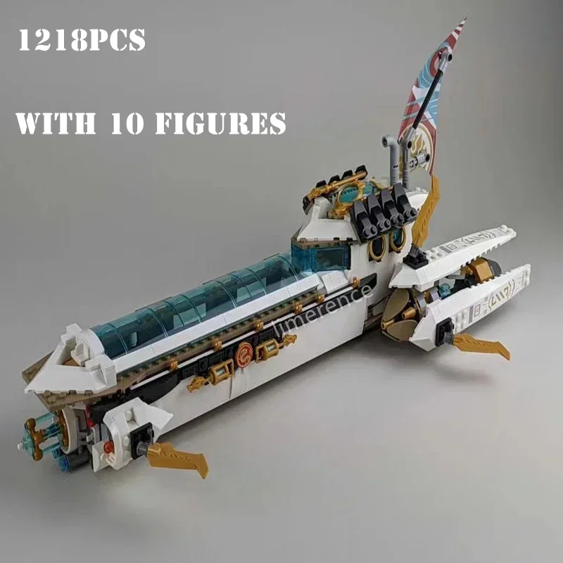 

1218pcs MOC Hydro Bounty Building Blocks Model FIT 71756 Bricks Toys for Chilren Gift
