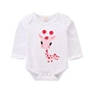 Spring Fall Cotton Newborn Baby Girl Clothes 0-3 Months Polka Dot Unisex Infant Clothes Set Boy 3-piece Clothing With Hat 4