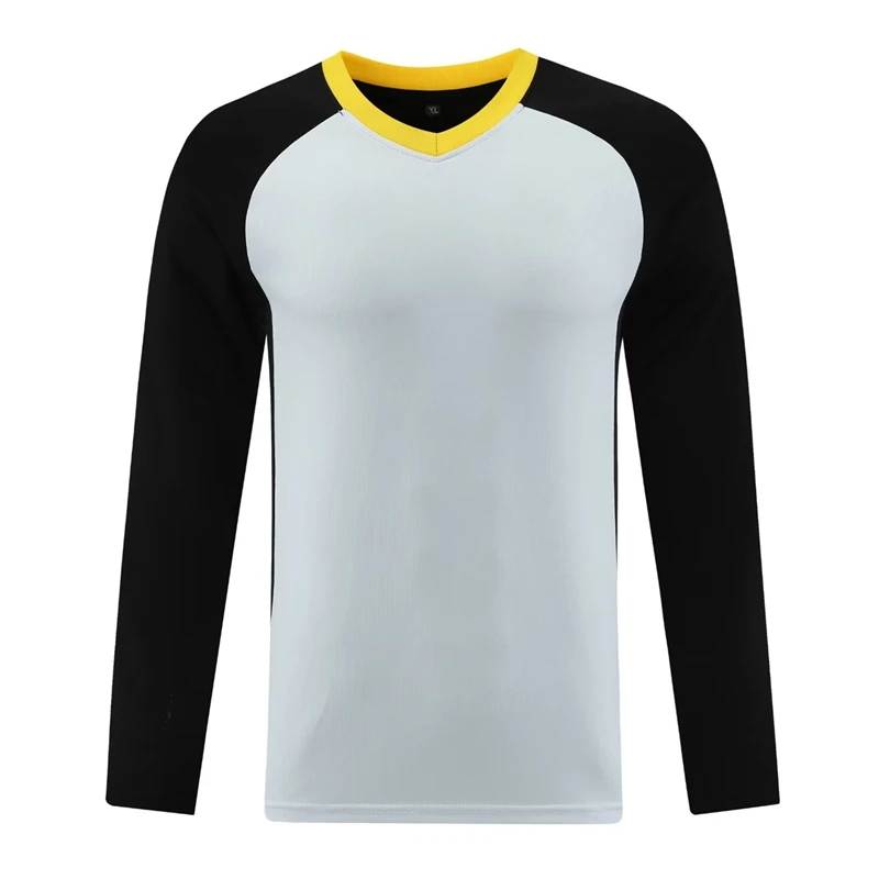 Long Sleeves Referee Basketball Jerseys Adult Professional Umpire Shirt V-Neck Athletics Badminton Table Tennis Judge Uniform