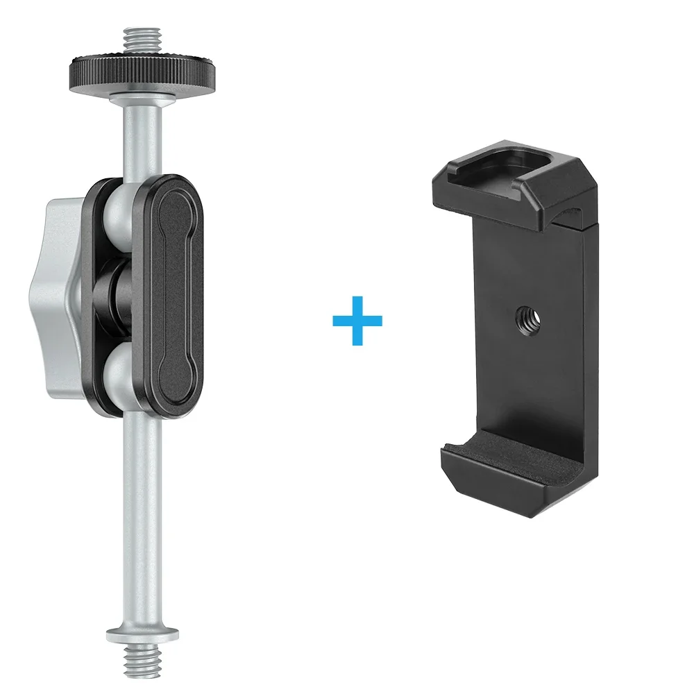 Supporto Magnetico Per Livelli POHOVE Livello Supporto, Magnete Supporto,Forma A L Magnetico Supporto Livellante 5/8inch 1/4inch Lase R Adattatore 360 Gradi Fine-Tuning Rotazione Livella Magnetica - 12