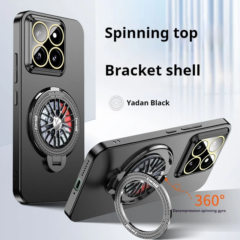 Magnetic Suction Rotating Decompression For Xiaomi 14 14Pro Redmi K70 K70Pro Anti Drop And Shock-absorbing Protective Case
