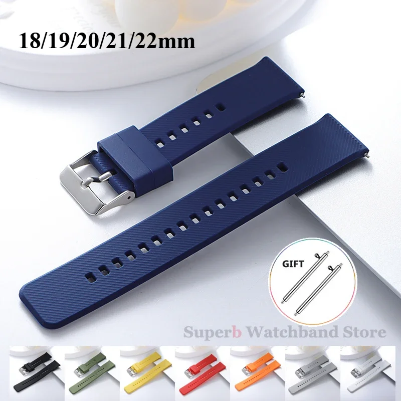 Premium Silicone Quick Release Watch Band - Versatile Wristband