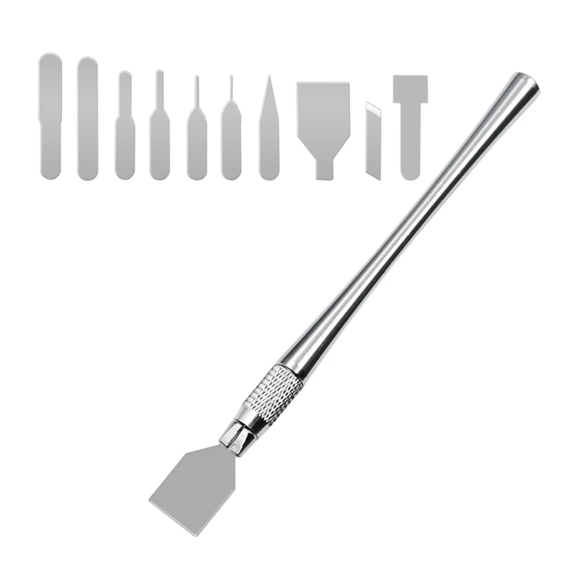 

Ultra-thin Metal with Non-Slip Handle Disassemble Pry Bar Stick Tools