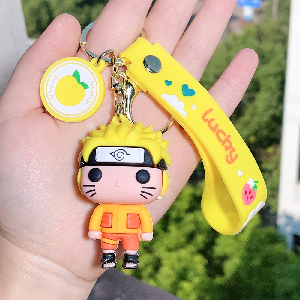 Cartoon Pendant Set PVC Doll Uchiha Sasuke Anime Keychain - China Keychain,  Personalized Custom